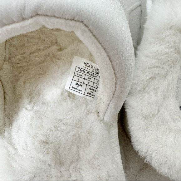 Koolaburra by UGG White Faux Fur Lined Size 8 - Picture 4 of 4